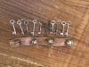 Antique Skeleton Keys and Leather Sleigh Bells Strip