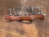 Antique Skeleton Keys and Leather Sleigh Bells Strip - 5