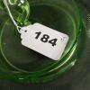 Depression Uranium Glass Tray and Tumbler in Art Deco Style - 6