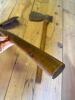 Antique Broad Axes with Wooden Handles - 5