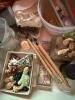 Assorted Miniature Figurines and Craft Materials - 8