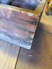 Rustic Wooden Tool Caddy with Dividers - 4