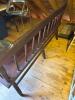 Windsor-Style Wooden Bench - 7