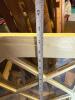 Large Lattice Painted Wood Window Panel - 6