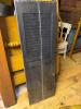 New Black Wood Shutter Panel