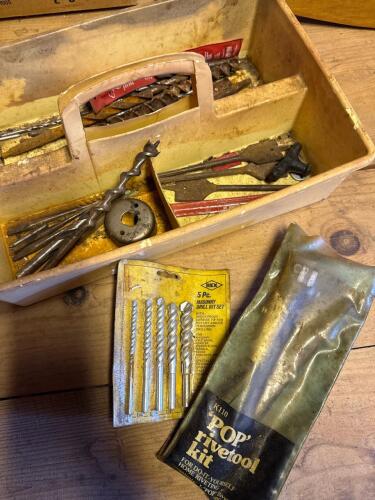 Vintage Toolbox with Contents.