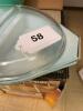 Pyrex Snowflake Blue Divided Casserole Dish With Lid - 5