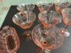 Assorted Pink Depression Glass Bowls, Plates, Glasses and Dishes - 8