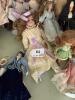 Porcelain Dolls Large Lot - 9