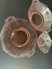 Assorted Pink Depression Glassware - 6