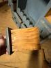 Antique Blue Painted Cabinet with Drawers & Wood Plate Rack - 5