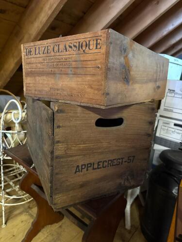 Vintage Wooden Crates