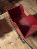 Antique Red Wood and Iron Sled - 3