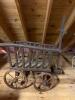 Antique Wooden Spoke-Wheel Wagon Cart