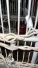 White Decorative Birdcage With Artificial Ivy and Lights - 4