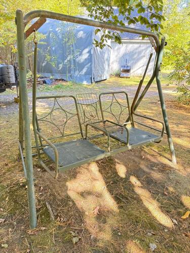 Metal Outdoor Glider Swing