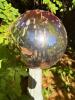 Garden Gazing Ball with Pedestal Stand - 2