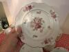 Porcelain Dinnerware Set With Floral and Gilt Rim - 6