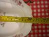 Porcelain Dinnerware Set With Floral and Gilt Rim - 21