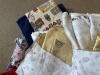 Assorted Fabric Pieces and Craft Ribbon Spools - 5