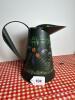 Metal Pitcher With Hand Painted Goose and Floral Motif - 7