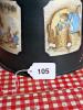 Hand-Painted Metal Pitcher With Beatrix Potter-Style - 10