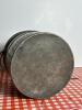 Antique Tin Milk Pail with Lid and Handle - 5