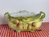 Art Nouveau-Style Porcelain Centerpiece Bowl