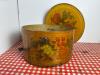 Folk Art-Style Painted Wood Pantry Box with Handle - 2