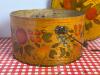 Folk Art-Style Painted Wood Pantry Box with Handle - 4
