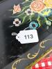 Tole Painted Metal Serving Tray With Floral Design - 7