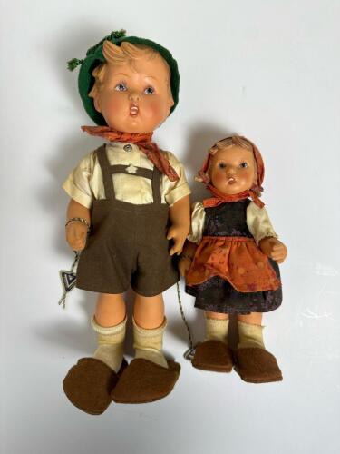 Vintage Boy and Girl Hummel Werk Goebel Dolls