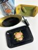 Hand-Painted Folk Art Style Tin Watering Can, and Trays - 2
