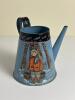 Hand-Painted Folk Art Style Tin Watering Can, and Trays - 3