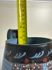 Hand-Painted Folk Art Style Tin Watering Can, and Trays - 6