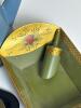 Hand-Painted Folk Art Style Tin Watering Can, and Trays - 7