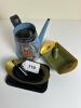 Hand-Painted Folk Art Style Tin Watering Can, and Trays - 8