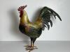 Metal Rooster Sculpture Folk Art-Style - 2