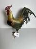 Metal Rooster Sculpture Folk Art-Style - 4