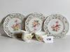 Schumann Arzberg Germany Reticulated Plates, Creamer, and Bowl - 7