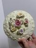Porcelain Trinket Box With Floral Relief in Victorian Style - 2