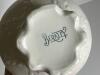 Victorian-Style White Ceramic Pitcher with Gilt Rim - 3