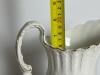 Victorian-Style White Ceramic Pitcher with Gilt Rim - 5