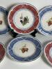 Villeroy & Boch Fruit Motif Plaid Porcelain Plates - 2