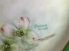 Porcelain Plates Hand Painted Floral by Beverly Miller in Case - 4
