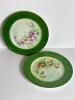 Porcelain Plates Hand Painted Floral by Beverly Miller in Case - 8
