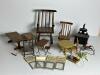 Assorted Dollhouse Miniature Furniture and Accessories Lot