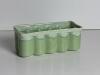 McCoy Green Rectangular Ceramic Planter Drip Glaze