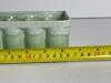 McCoy Green Rectangular Ceramic Planter Drip Glaze - 4