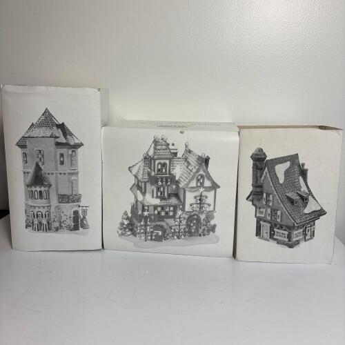 Heritage Village North Pole Porcelain Christmas Buildings